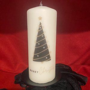 Large Christmas Candle - 9 x 3 inches